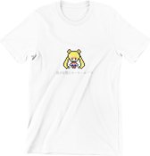 Sailormoon Usagi Pixel Art  T-Shirt | Bishoujo|  Japanse Anime Manga | Kawaii Cute | Wit Maat XL