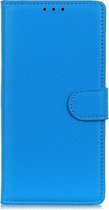Book Case - Motorola Moto E7 Hoesje - Blauw