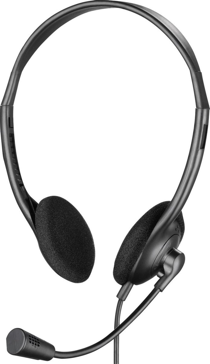 Sandberg 825-30 hoofdtelefoon/headset Hoofdtelefoons Bedraad Hoofdband Kantoor/callcenter Zwart