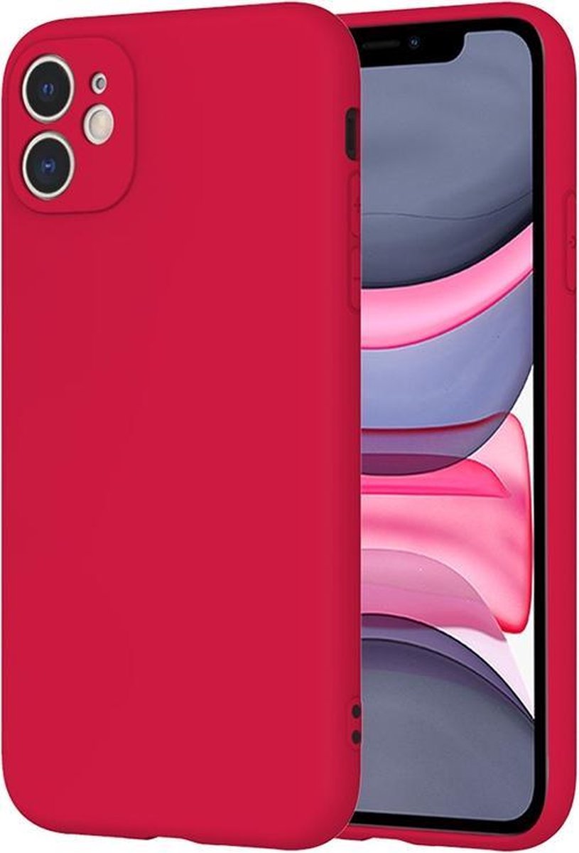 Color Backcover voor iPhone 11 Pro Max - Rood