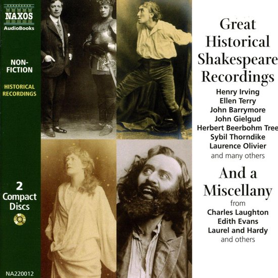 Great Historical Shakespeare Recordings - cover