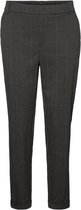 Vmmaya Mr Loose Mira Check Pant Noo 10233888 Dark Grey Melange