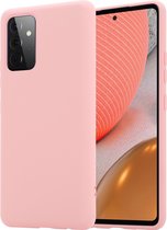 Silicone hoesje geschikt voor Samsung - roze