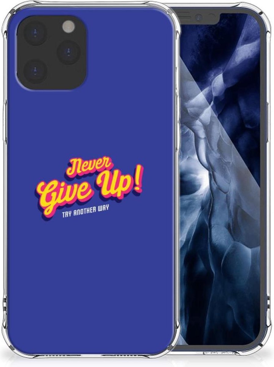 iPhone 12 Pro Max Telefoonhoesje met tekst Never Give Up