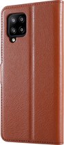 Shieldcase telefoonhoesje geschikt voor Samsung Galaxy A42 5G wallet bookcase - bruin