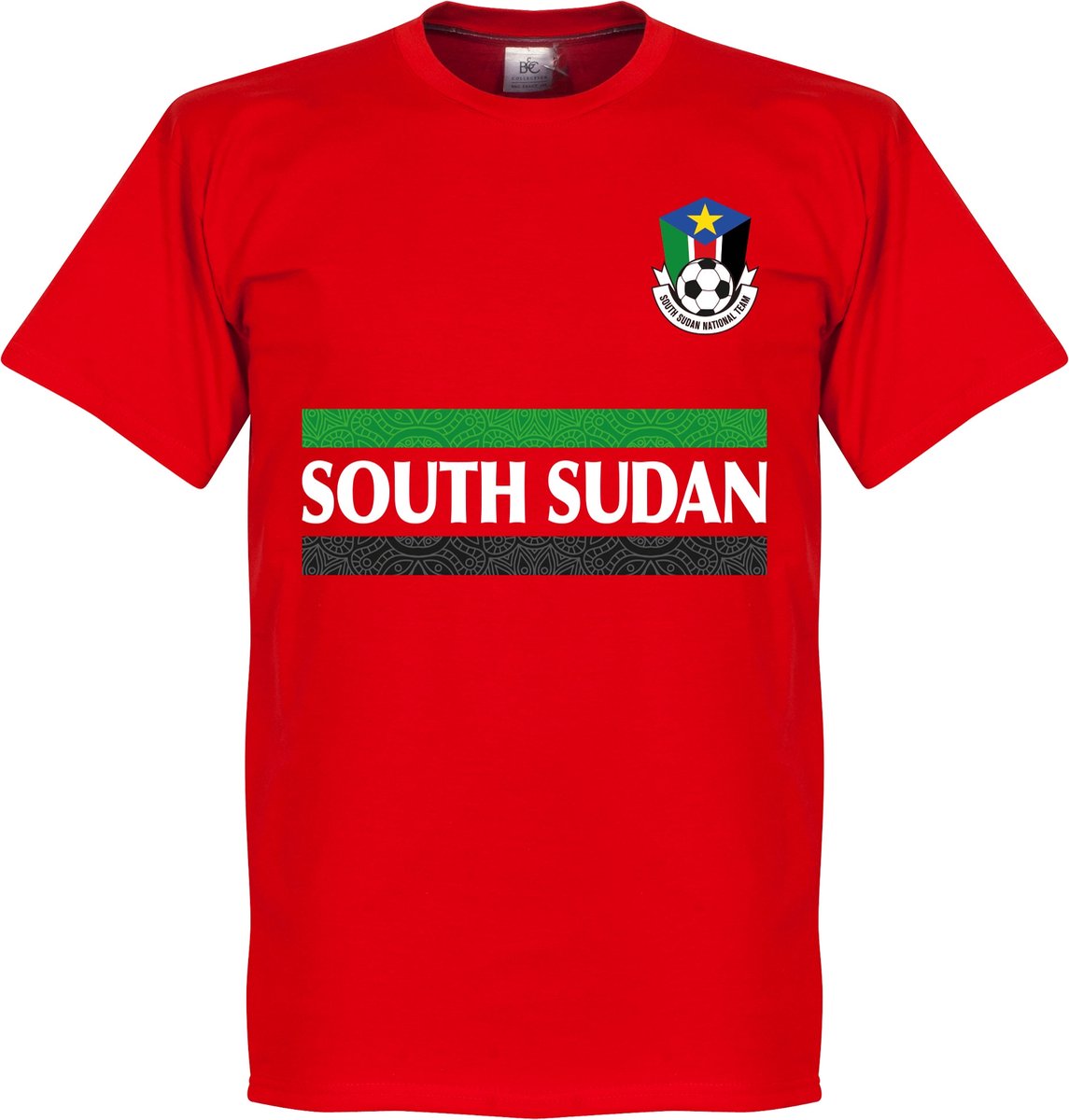 Zuid Soedan Team T-Shirt - Rood - XXXL