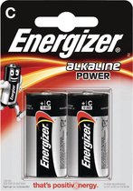 Energizer Alkaline Batterij C 1.5 V Power 2-Blister