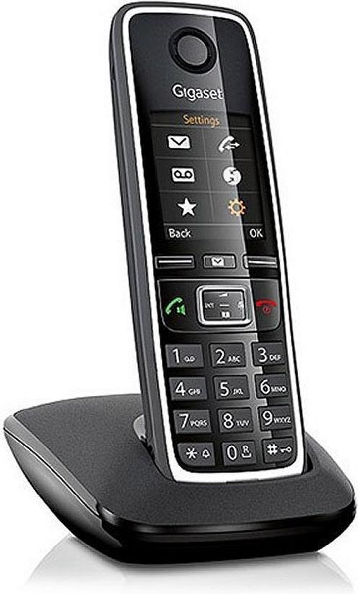 Gigaset C530 - Single DECT telefoon - Zwart | bol.com