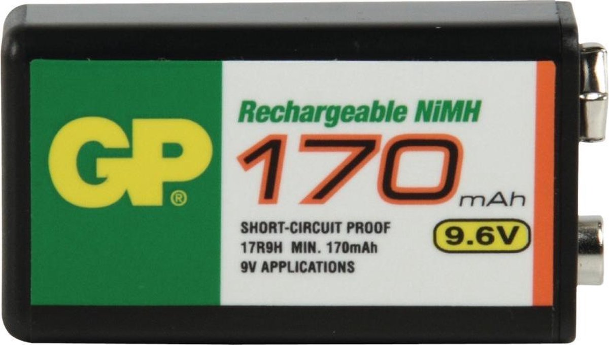 GP oplaadbare batterij - Batterijpack - NiMH 9.6 V 170 mAh