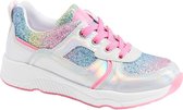 cupcake couture Zilveren sneaker holografisch - Maat 28