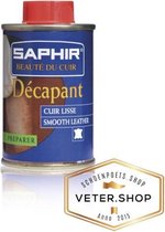 Décapant Saphir Décapant pour cuir - 500 ml - utiliser ce décapant pour décaper le cirage avant d'appliquer une nouvelle couleur