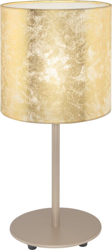 EGLO Viserbella Tafellamp - E27 - 40 cm - Champagne/Goud