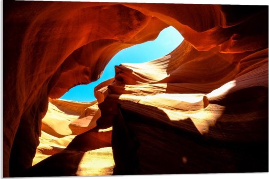 Forex - Antelope Canyon  - 90x60cm Foto op Forex