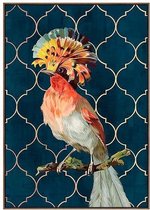 Schilderij Bird Colors (140 x 4 x 100 cm)