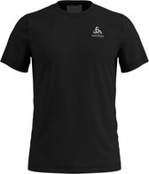 Odlo T-Shirt S/S Crew Neck Ceramicool Element Heren Sportshirt - Black - Maat L