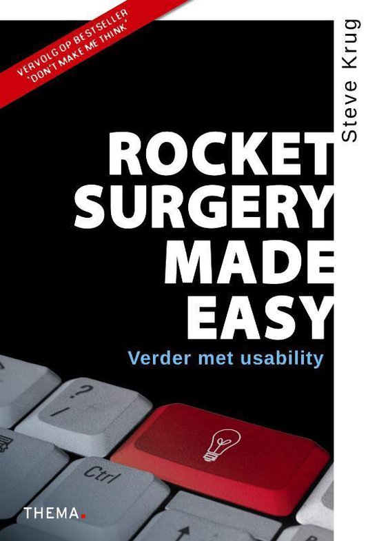 Cover van het boek 'Rocket surgery made easy' van Steve Krug