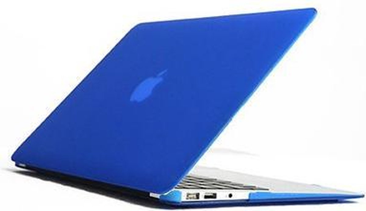 Macbook case van By Qubix - Blauw - Air 13 inch - Geschikt voor de macbook Air 13 inch (A1369 / A1466) - Hoge kwaliteit hard cover!