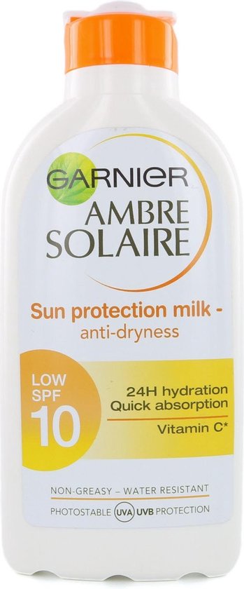 Garnier Ambre Solaire Sun Protection Milk (SPF 10) | bol.com