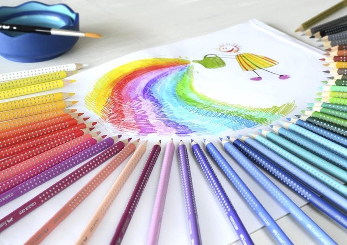 Faber-Castell kleurpotloden - Colour Grip - 24 stuks - FC-112424 — cadeau in Hobby - foto 3