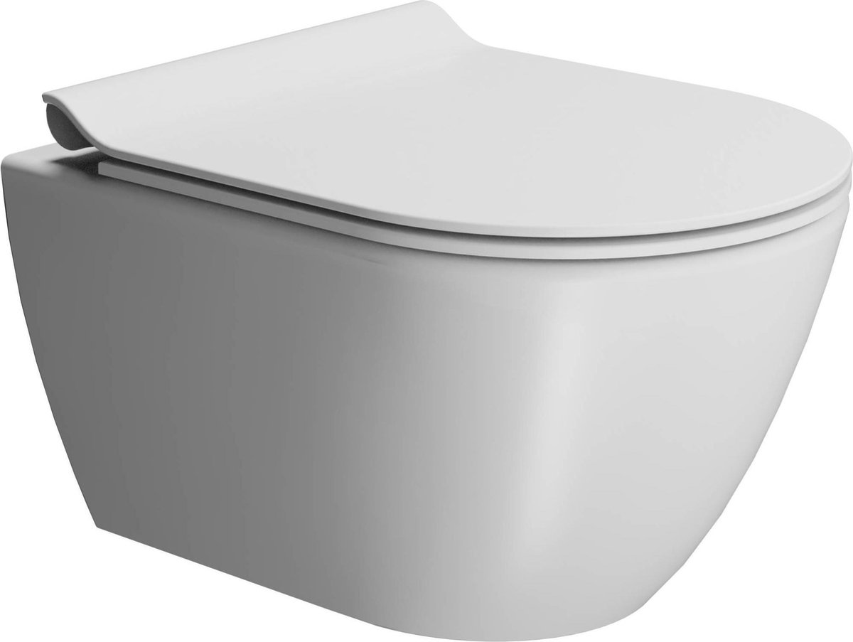Ben Segno WC Pot / Hangtoilet Compact - Xtra glaze+ - Free Flush - Mat Wit  | bol.com