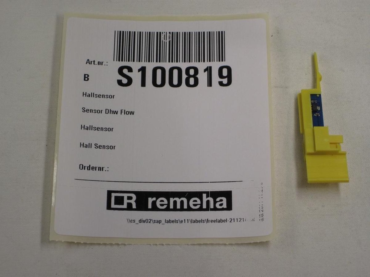 Remeha S100819 Hallsensor - Geschikt voor Calenta (Combi) CV-ketels