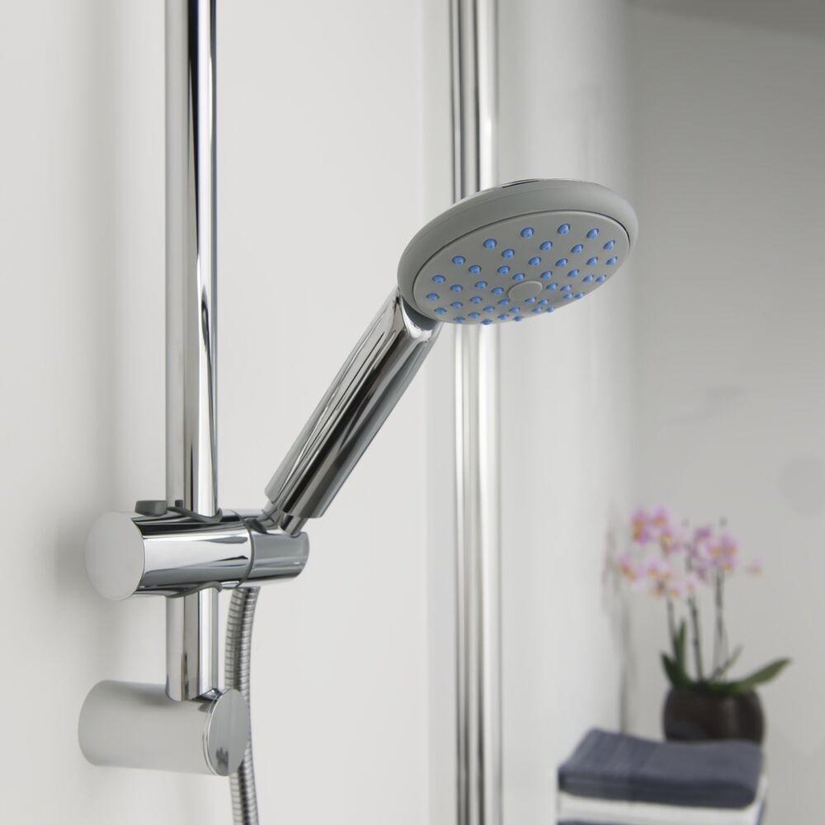 Tiger Messina Handdouche Douchekop Ø 11 cm Volle straal Chroom