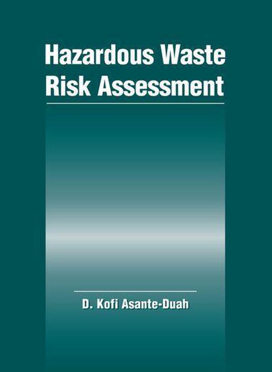 Hazardous Waste Risk Assessment - cover