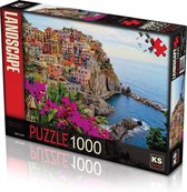 Village of Manarola Cinque Terre Italy Puzzel 1000 Stukjes