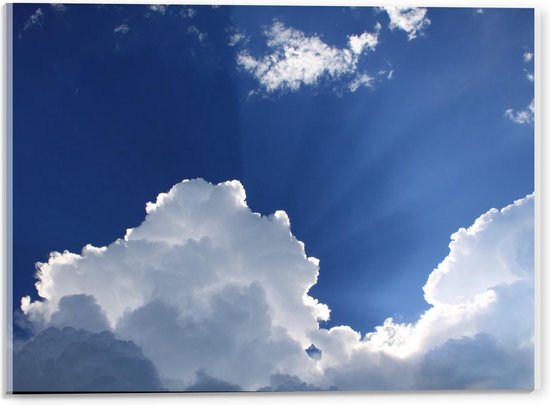 Acrylglas - Wolken in de Lucht - 40x30cm Foto op Acrylglas (Wanddecoratie op Acrylglas)