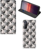 Smartphone Hoesje Sony Xperia 5 II Book Wallet Case Salamander Grey