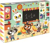 Puzzel op school 3+  - Petit Monkey