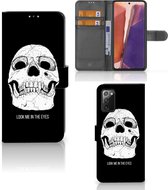 Bookcase Geschikt voor Samsung Galaxy Note 20 GSM Hoesje Skull Eyes