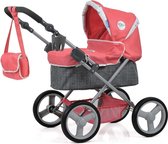 Play N Go Poppenwagen Roze/Grijs