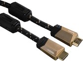 Hama Premium HDMI-kabel Met Ethernet Conn. - Conn. Ferriet Metaal 0,75 M