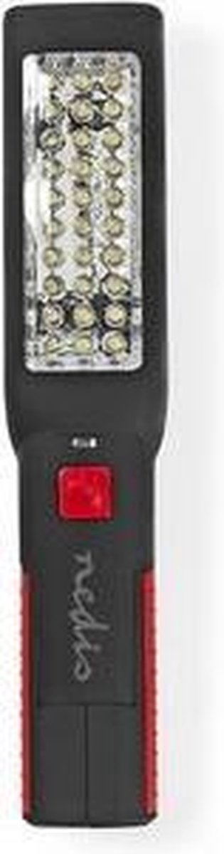 Nedis LED-Penlicht - Magnetisch / 360° Haak - 50 lm - Rood / Zwart
