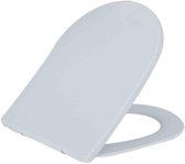 Saqu Easy seat toiletbril incl. deksel one-touch Mat wit