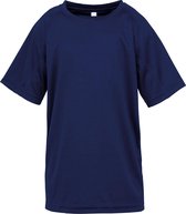 Spiro Childrens Boys Performance Aircool T-Shirt (Marine)