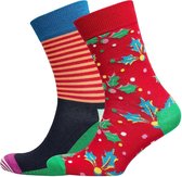 Happy Socks Christmas Cracker Holly Giftbox - 2-pack - Maat 41-46