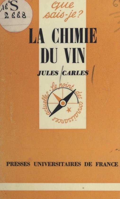 La chimie du vin - cover