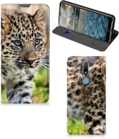Beschermhoesje met foto Nokia 2.4 Smart CoverCase Baby Luipaard