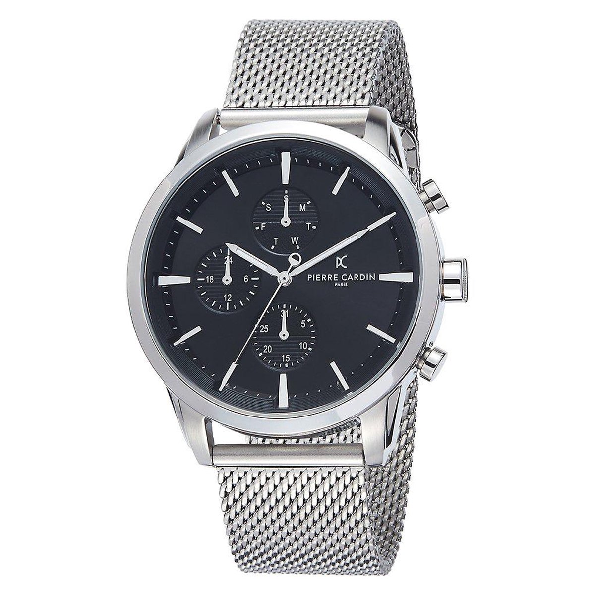 Pierre Cardin - Heren Horloge A-PC902741F104 - Zilver