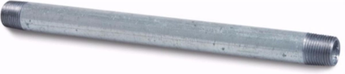 Profec Nr. 23 Pijpnippel staal gegalvaniseerd 1 1/2" buitendraad 100 mm