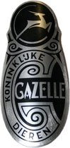 Balhoofdplaatje met Gazelle logo