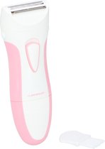 Bol.com Dunlop Ladyshave - incl. 2x AAA Batterijen - Afgerond Scheerblad -Ergonomisch Design - Opbergetui aanbieding