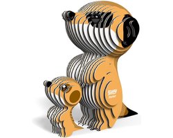 EUGY 3D Puzzel - Meerkat - Wilde Dieren - Duurzaam - Verzamel Ze Allemaal - 6 Jaar
