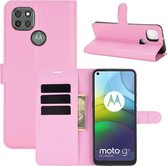Book Case - Motorola Moto G9 Power Hoesje - Pink