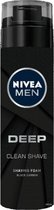 NIVEA MEN Deep Black Scheerschuim Shaving Foam  - 200 ml