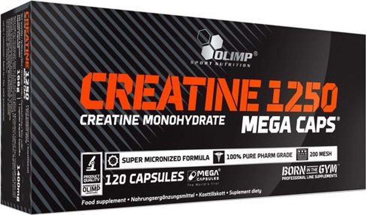 Goedkoopste Olimp Supplements Creatine Mega Caps 1250 - 120 capsules