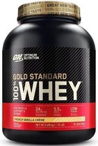 Optimum Nutrition Gold Standard 100% Whey Protein - Eiwitpoeder  - Eiwitpoeder / Proteine Shake - French Vanille Smaak - 2270 gram (73 shakes)