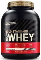 Optimum Nutrition Gold Standard 100% Whey Protein - Eiwitpoeder  - Eiwitshake / Proteine Shake - Cookies & Cream - 2270 gram (73 shakes)